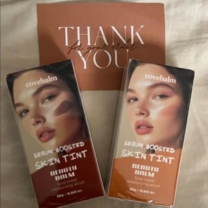 CoveBalm Serum Boosted Skin Tint - #2 and #3